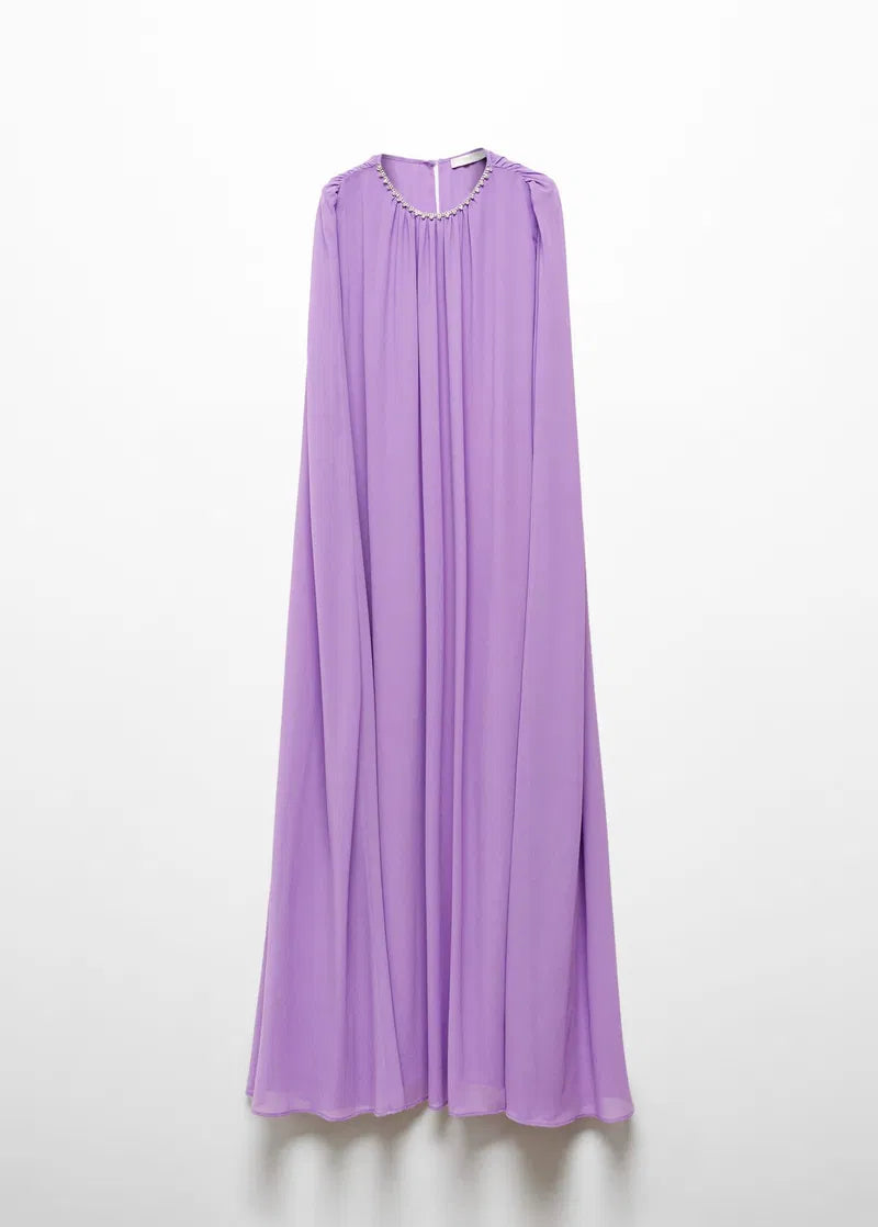 Sleeve Slit Dress MANGO