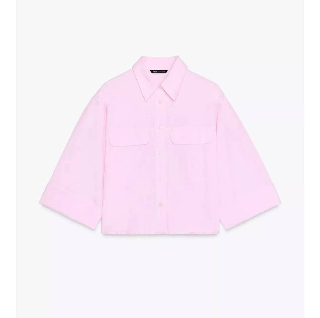 Chemise Courte Oversize ZARA
