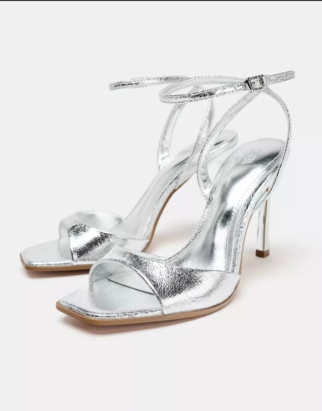 Sandale argenté-Zara