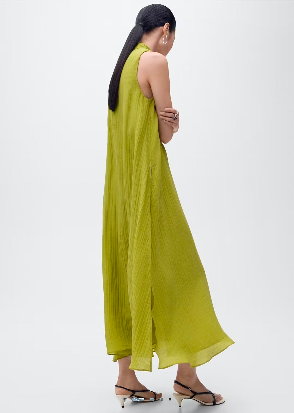 Robe MANGO lyocell à emmanchures américaines