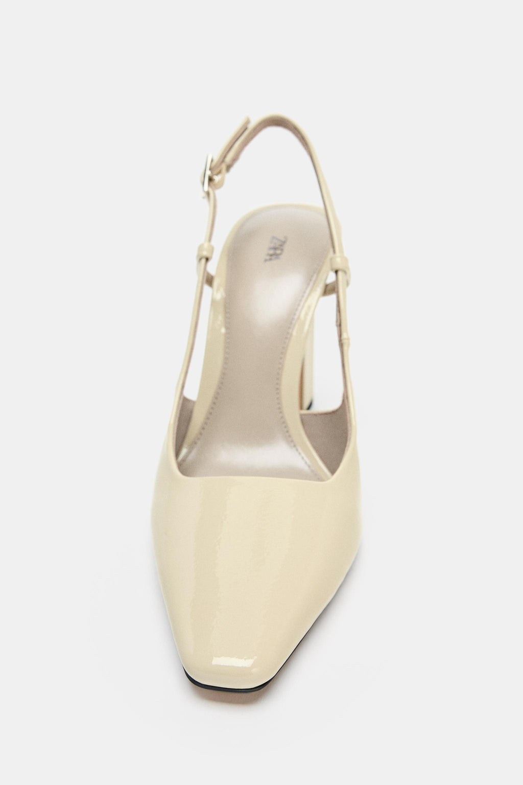 Chaussures talon blanc-Zara