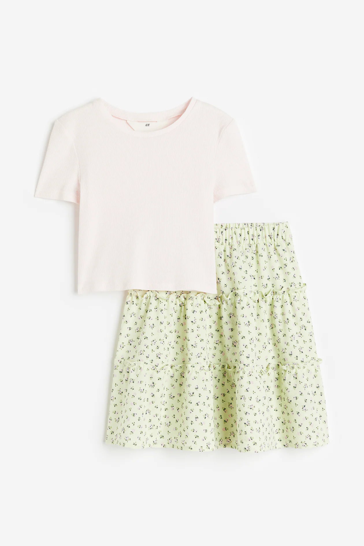 2-piece top and skirt set