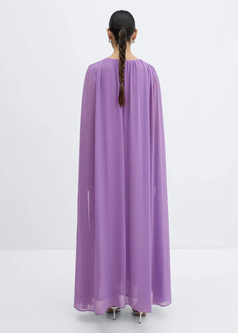 Sleeve Slit Dress MANGO