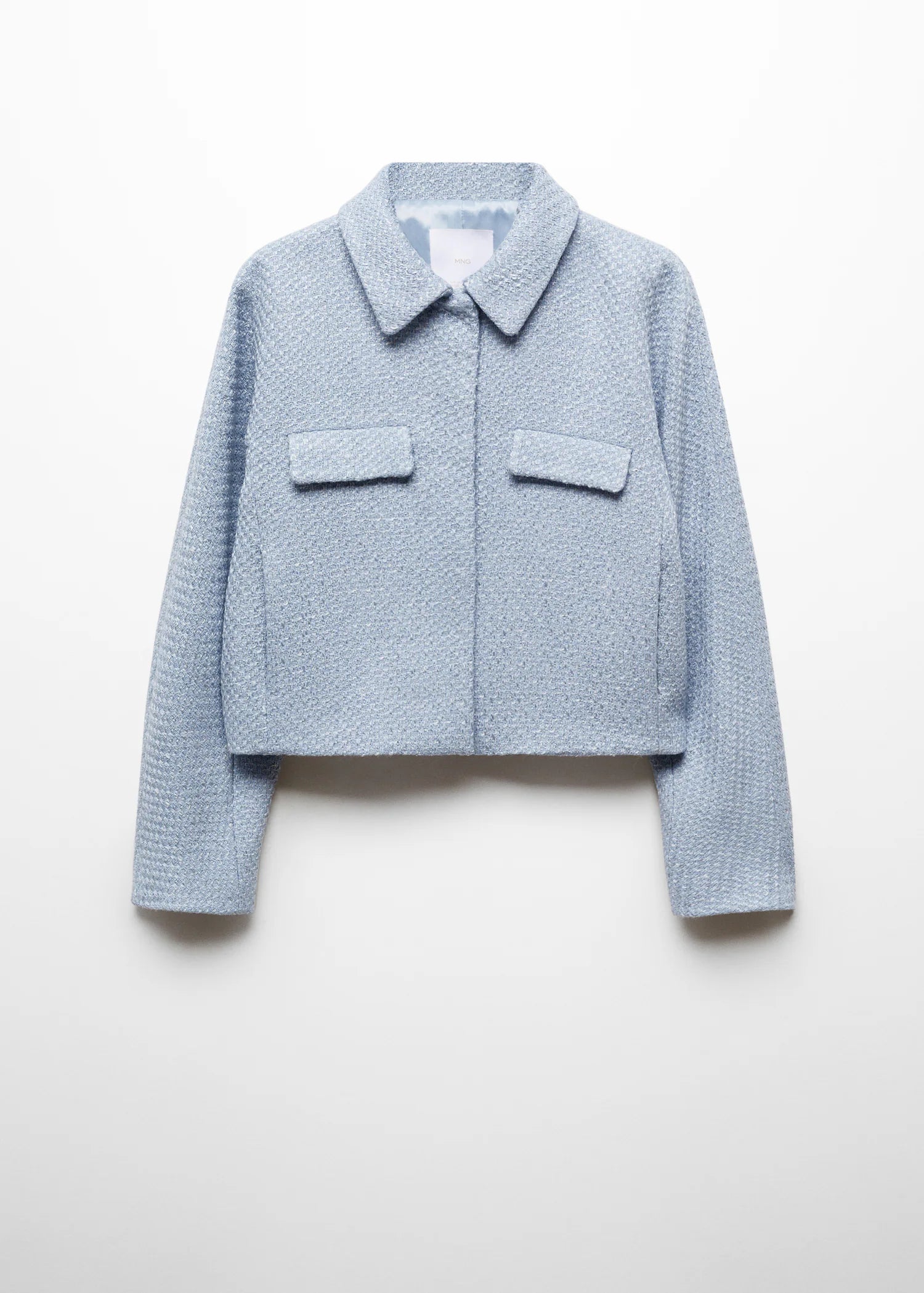 Veste courte en tweed MANGO