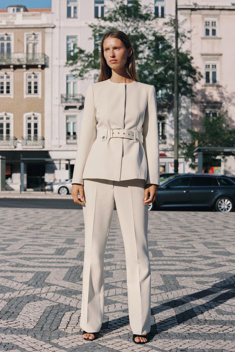 Costume Zara beige