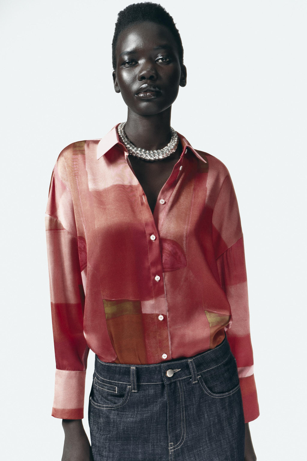 Chemise Satiné -Zara